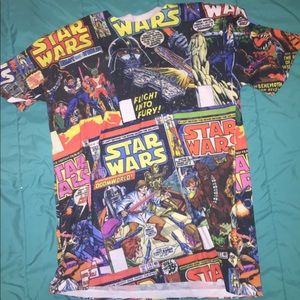 Rare Vintage Star Wars ComicBook T-shirt